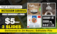 design high engagement instagram carousel posts
