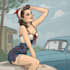 draw a pin up style art