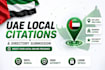 do uae, dubai local citations and directory submissions for local SEO backlinks