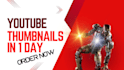 design attractive youtube thumbnail design fast