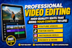 edit a fabulous short form video for you
