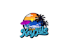 make masterfully unique beach logo design