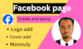 create and setup  professional facebook business page
