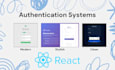 create login registration authentication system in react, node, python