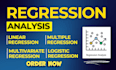 do linear, multivariate and logistics regression