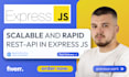 develop node js web application rest API using express js
