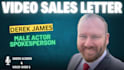 be your awesome middle aged video sales letter  spokesperson