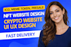 nft website design crypto website UI UX design