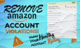 fix amazon account violations and ip issues