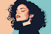 draw flat minimalist vector portrait from your photo