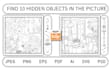 make hidden object pic illustration from your requirement