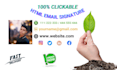 create clickable html email signature