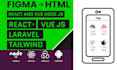 develop unique app using react,vue,node js react native