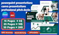 design stunning powerpoint, canva presentations, professional pitch decks