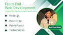 do front end web development in HTML CSS javascript