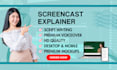 create 4k HD screencast explainer tutorial video for your website or app