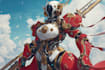 illustrate robots and armored characters