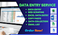 do data entry and copy paste