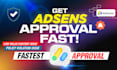 help in google adsense approval for website or blog
