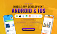 create app design and develop mobile app