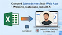 turn your spreadsheet into an ai powered web app saas with dashboard and login