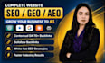 ai SEO, GEO aeo optimization high da 70 contextual dofollow backlinks