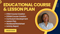 write stem course content, educational lesson plan, activity workbook