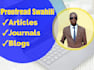 proofread swahili articles and journals