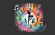 do make awesome dance mascot logo design with 1 day delivery