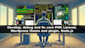 develop, debug and fix core PHP, laravel, wordpress theme and plugin, nodejs