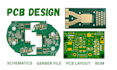 design professional circuit pcb board, pcb schematics, pcb layout design