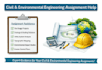 do environmental task, civil engineering sustainability report, assigned, plans