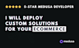 deploy medusa js, develop admin with custom plugin