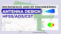 do antenna design in  hfss cst or feko