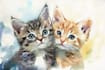 draw watercolor pet portrait