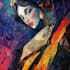 draw a digital abstract art illustration