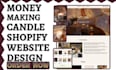 design candle shopify scented candle lighting store candle wax spiritual website