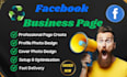 create, setup and design professional facebook business page