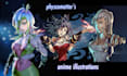 draw amazing character illustration of oc or fanart for you