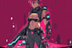 do a cyberpunk anime art