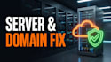 fix domain, hosting, cpanel, business email, and cloudflare issues