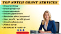 grant writing and submission, proposal, research, application, business plan