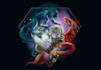 design unique heart battle ground logo