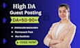 publish high da guest post service with SEO high authority backlinks