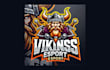 make different vikings esports mascot logo for your company