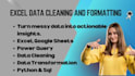 do excel data cleaning, sorting, merging removing duplicates