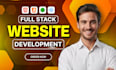 do full stack web developer to build custom website development, website design