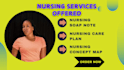 write soap notes, differential diagnoses, and care plans