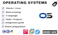 do operating system, c language, shell scripting projects