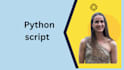 create a python script